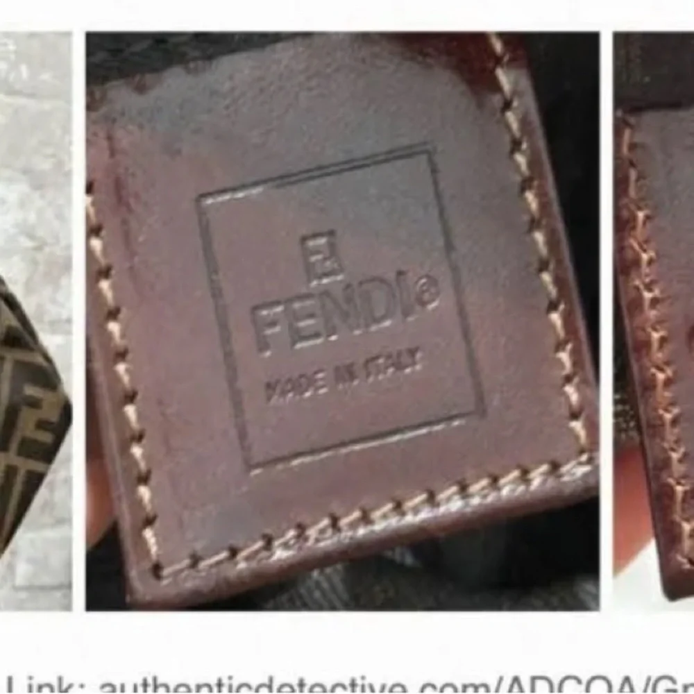 Authentic Fendi Black and Brown Logo Tote. COA included - Picture 4 of 12